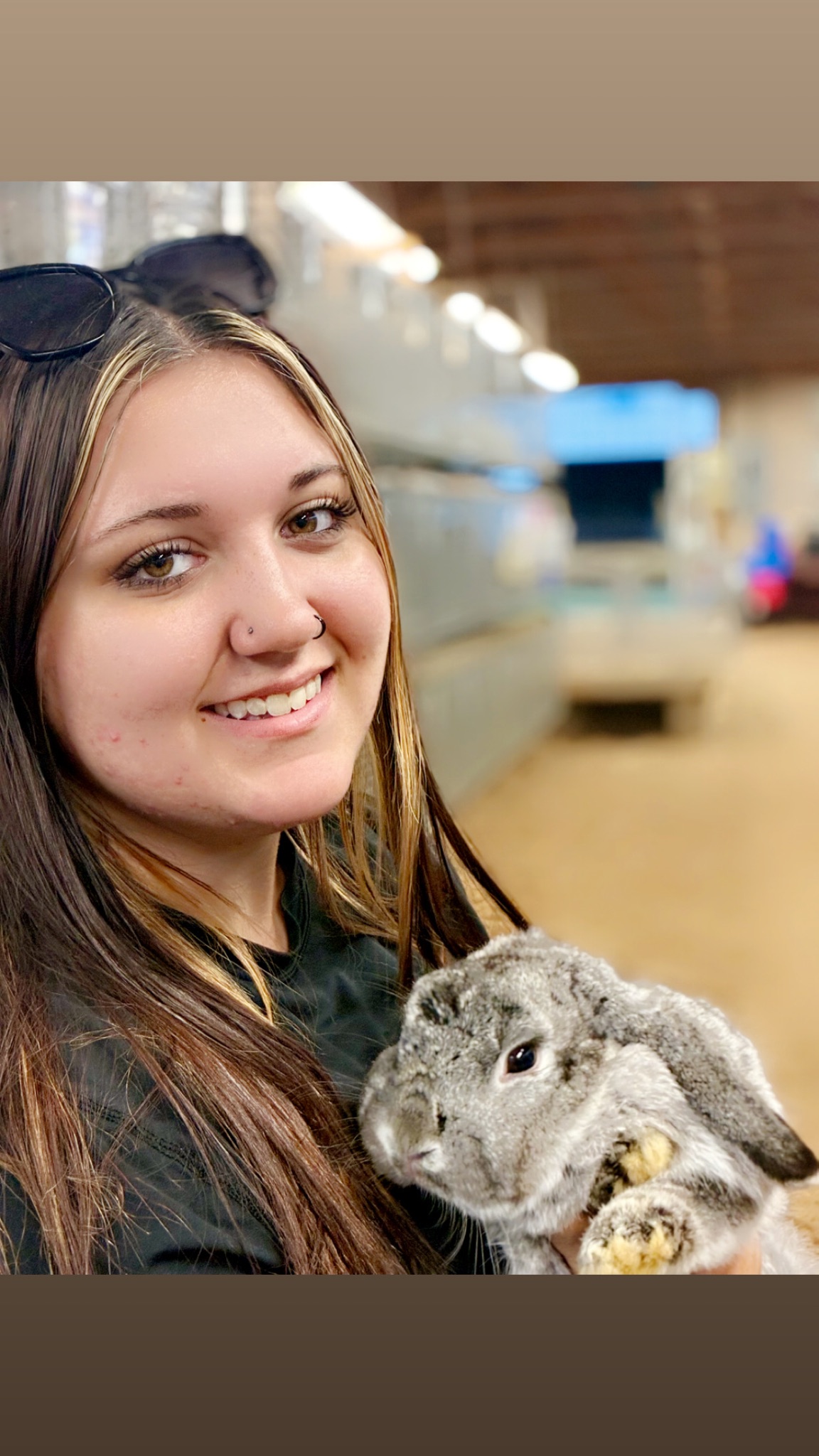 My bunny peanut won first!